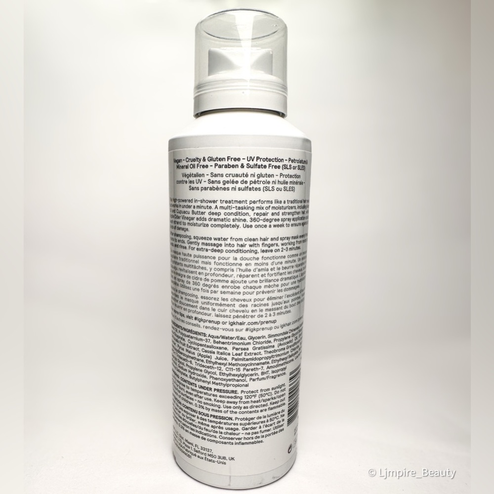 IGK Prenup Instant Spray Hair Mask 4 oz and a Sample of Rich Kid Coconut Oil Gel - Picture 3 of 5